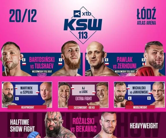 KSW 113: Bartosiński, Szpilka, AJ, Różal w akcji!