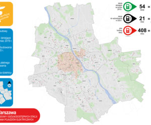 Stacje ładowania pojazdów elektrycznych w Warszawie: Warszawa