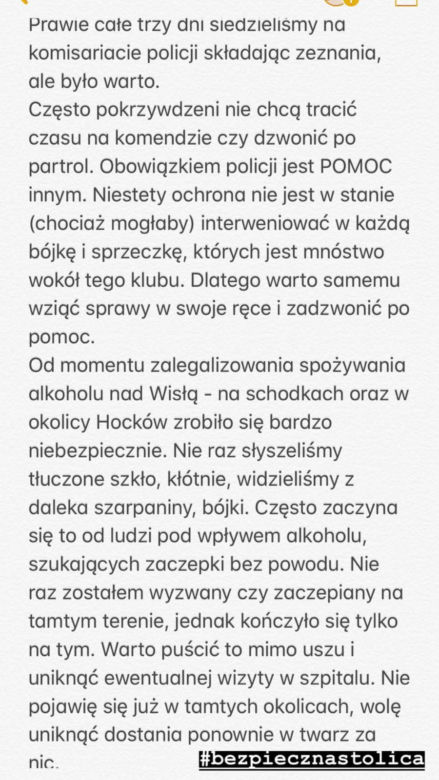 Pobity Radek Pestka opisuje zajście na Instagramie! 