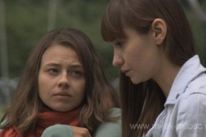 M jak miłość odc. 1018. Eryka (Marta Juras), Janka Jane Buford (Joanna Osyda)