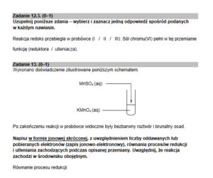 Matura rozszerzona 2022 chemia - arkusz PDF