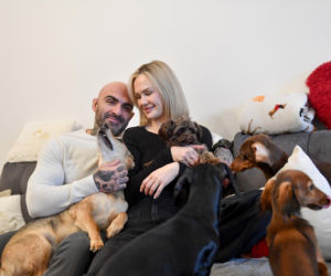 Akop Szostak, Michalina Zagórska i psy