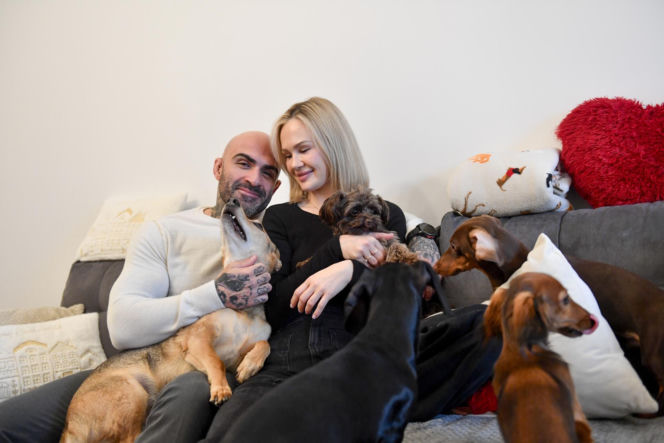 Akop Szostak, Michalina Zagórska i psy