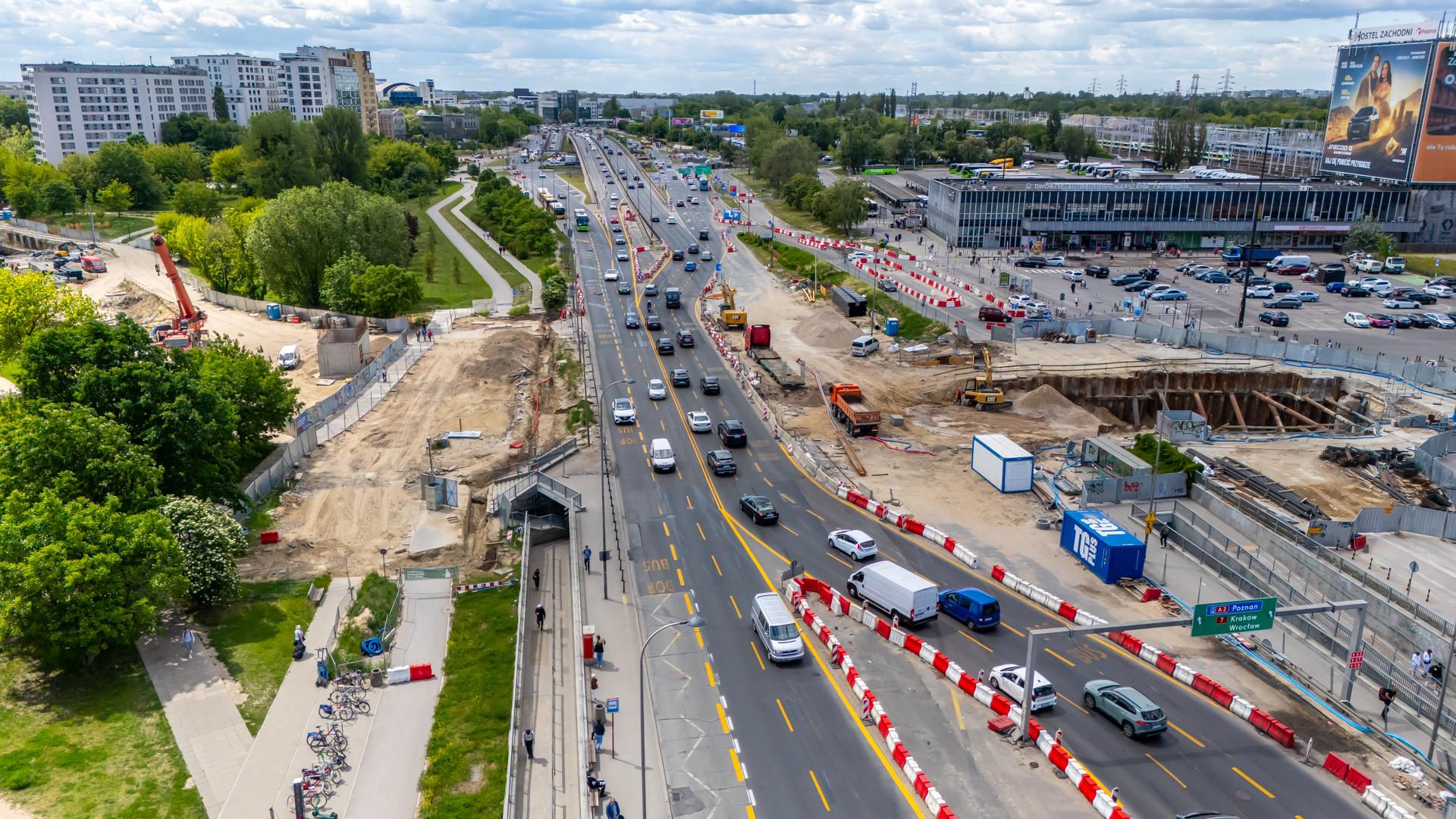 Tramwaj do Dworca Zachodniego w Warszawie – budowa w maju 2026 r.