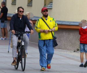 Boczek ściągnął Ryśka z roweru.