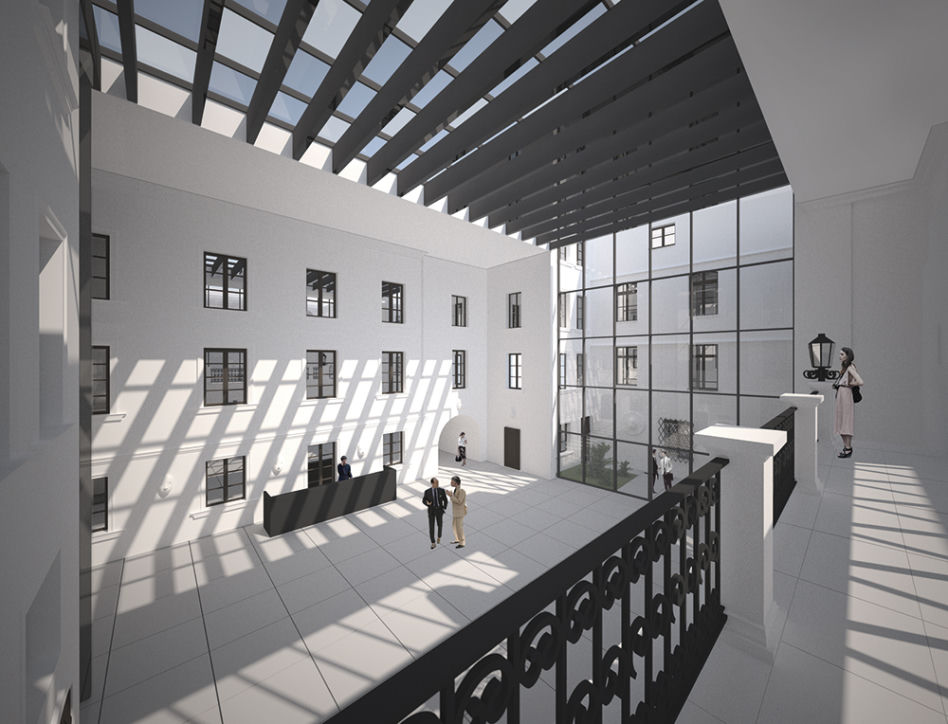 Zadaszenie Lapidarium Muzeum Warszawy