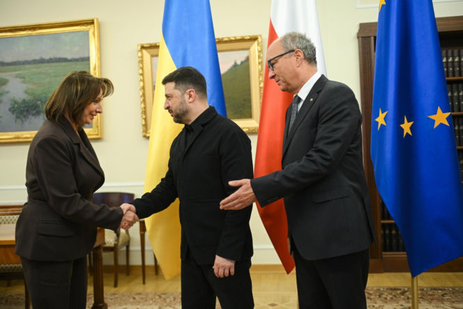 Wołodymyr Zełenski w polskim Sejmie