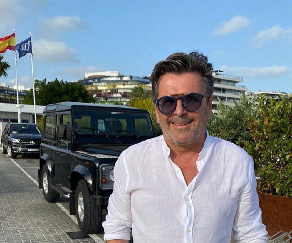 Thomas Anders uciekł z pożaru auta