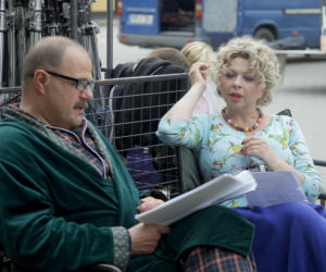 Ranczo - na planie serialu: Paweł Kozioł (Cezary Żak), Halina Kozioł (Violetta Arlak)