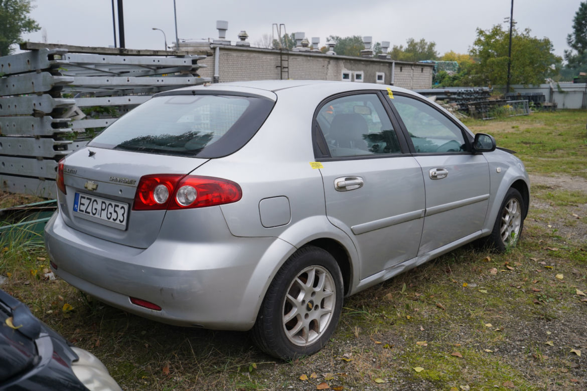 Chevrolet Lacetti. Cena wywoławcza - 3920 zł