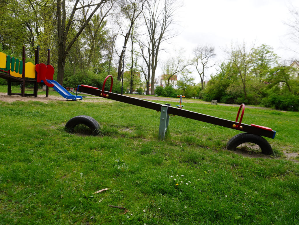 Park Bronowice wiosną 2024