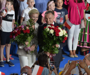 Uśmiechnięta Agata Duda
