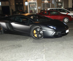 Cristiano Ronaldo w Lamborghini Aventador