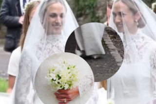 Ślub Petera Phillipsa i Harriet Sperling. Wyjątkowy szczegół w kreacji panny młodej