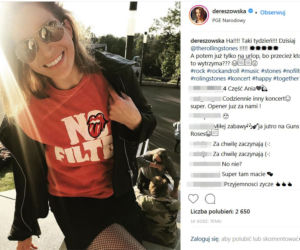 Znani na koncercie Rolling Stones w Warszawie