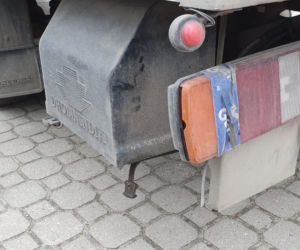 Samochody zatrzymane do kontroli podczas policyjnej akcji Truck&Bus