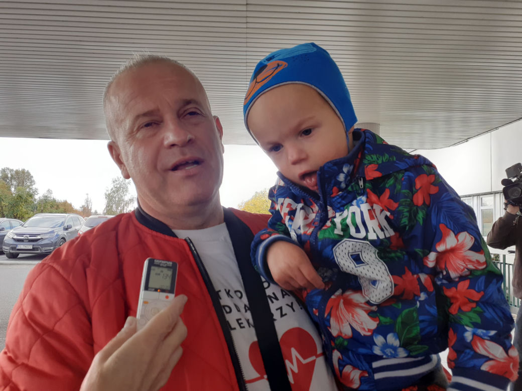 Protest w ICZMP w Łodzi
