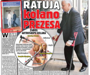 Zoperują prezesowi kolano bez kolejki