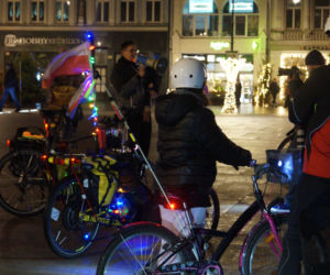 Sylwestrowy przejazd Bydgoskiej Masy KrytyczneJ [ZDJĘCIA]