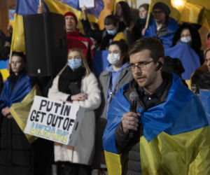 Wrocław. Kilka tysięcy osób protestowało przeciwko agresji na Ukrainę
