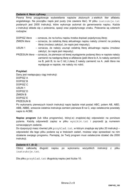 Matura 2021: Informatyka na poziomie rozszerzonym cz. 2