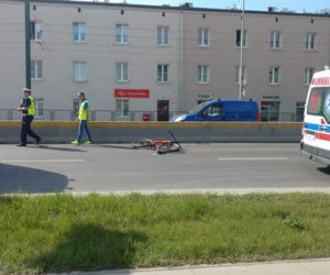 Śmiertelny wypadek w Krakowie. Na przejściu dla pieszych zginął rowerzysta