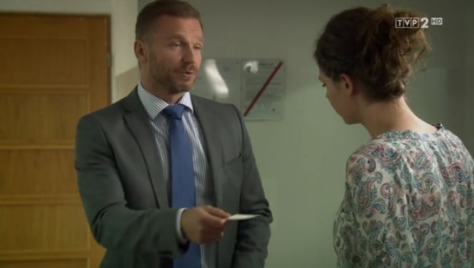 M jak miłość. Paulina (Maria Szafirska), Andrzej (Krystian Wieczorek)