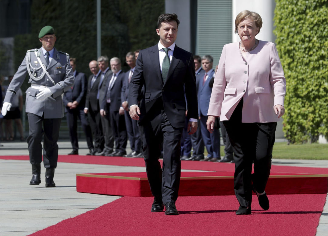 Merkel umierała na gali