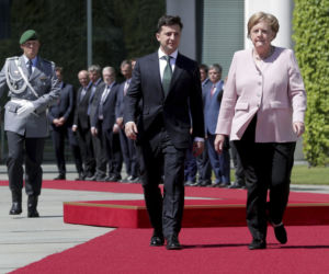 Merkel umierała na gali