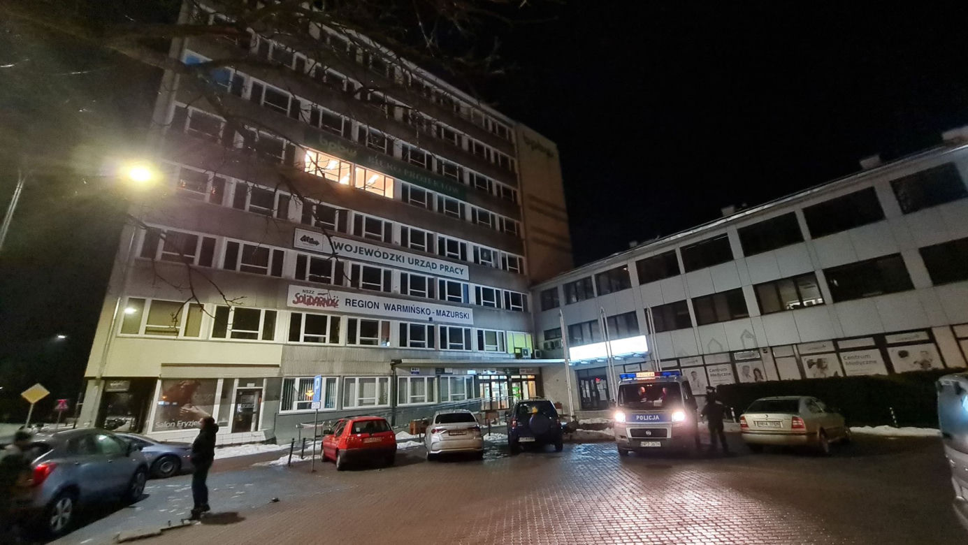 Napad na kantor w Olsztynie przy ul. Głowackiego