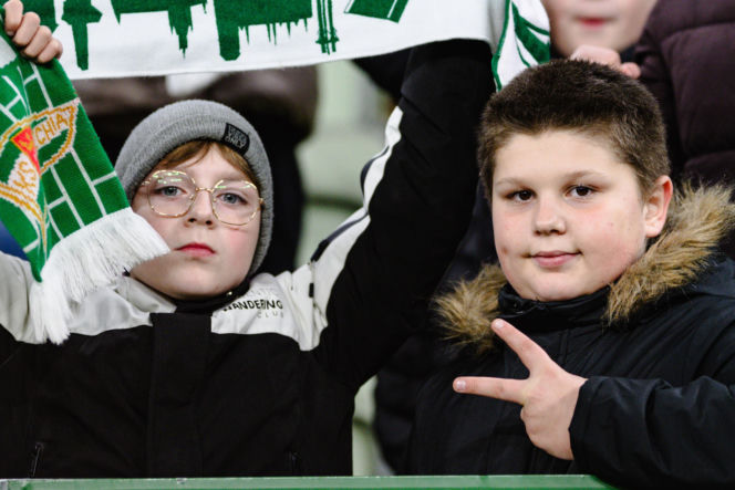 Lechia Gdańsk - Górnik Zabrze, zdjęcia kibiców i zawodników z meczu 18, kolejki PKO BP Ekstraklasy