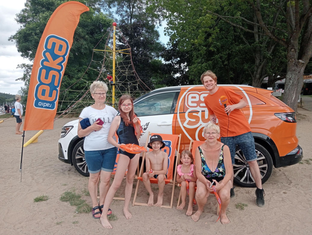 Eska Summer City Olsztyn. Pomarańczowa ekipa na Plaży Miejskiej