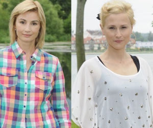 NAD ROZLEWISKIEM. Małgosia (Joanna Brodzik), Mirka (Sylwia Juszczak-Arnesen)