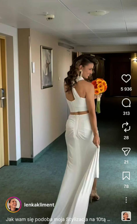 Lenka i Jan Klimentowie 10 lat po slubie