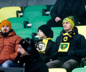 GKS Katowice - Pogoń Szczecin, zdjęcia kibiców i zawodników z meczu 17. kolejki PKO BP Ekstraklasy