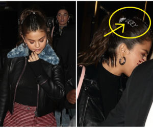 Selena Gomez ze spinką ugly
