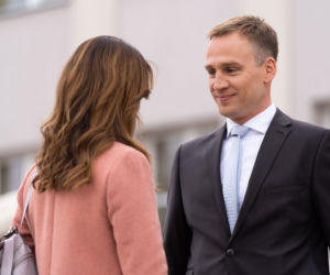Na dobre i na złe, odc. 850: Michał Wilczewski (Mateusz Janicki), Hania (Marta Żmuda Trzebiatowska)