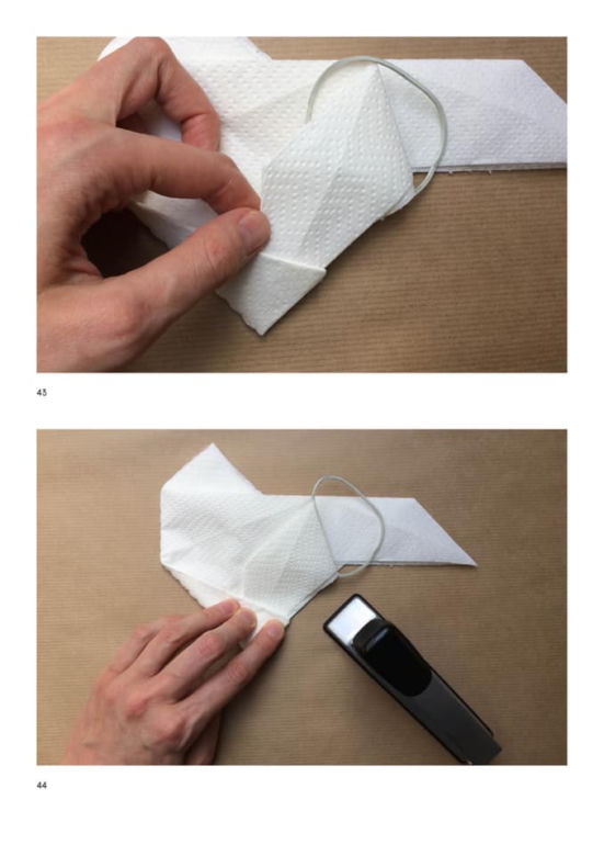 Maseczka ochronna origami - prosta, tania do szybkiego zrobienia w domu