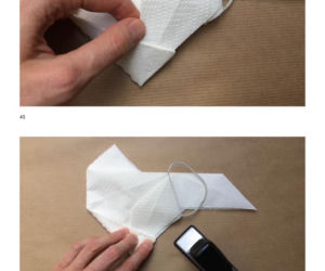 Maseczka ochronna origami - prosta, tania do szybkiego zrobienia w domu