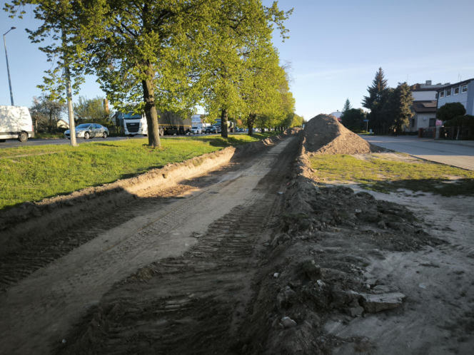 Budowa ścieżki rowerowej na Gronowie