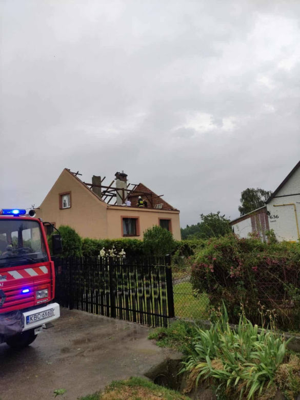 Nawałnice w Małopolsce. Setki interwencji straży pożarnej