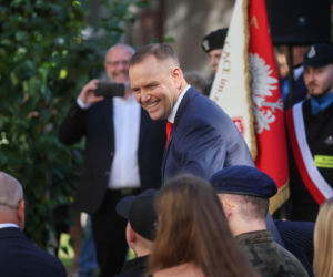Karol i Marta Nawroccy na rozpoczęciu roku szkolnego