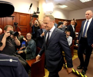 Donald Tusk zeznaje w procesie Tomasza Arabskiego