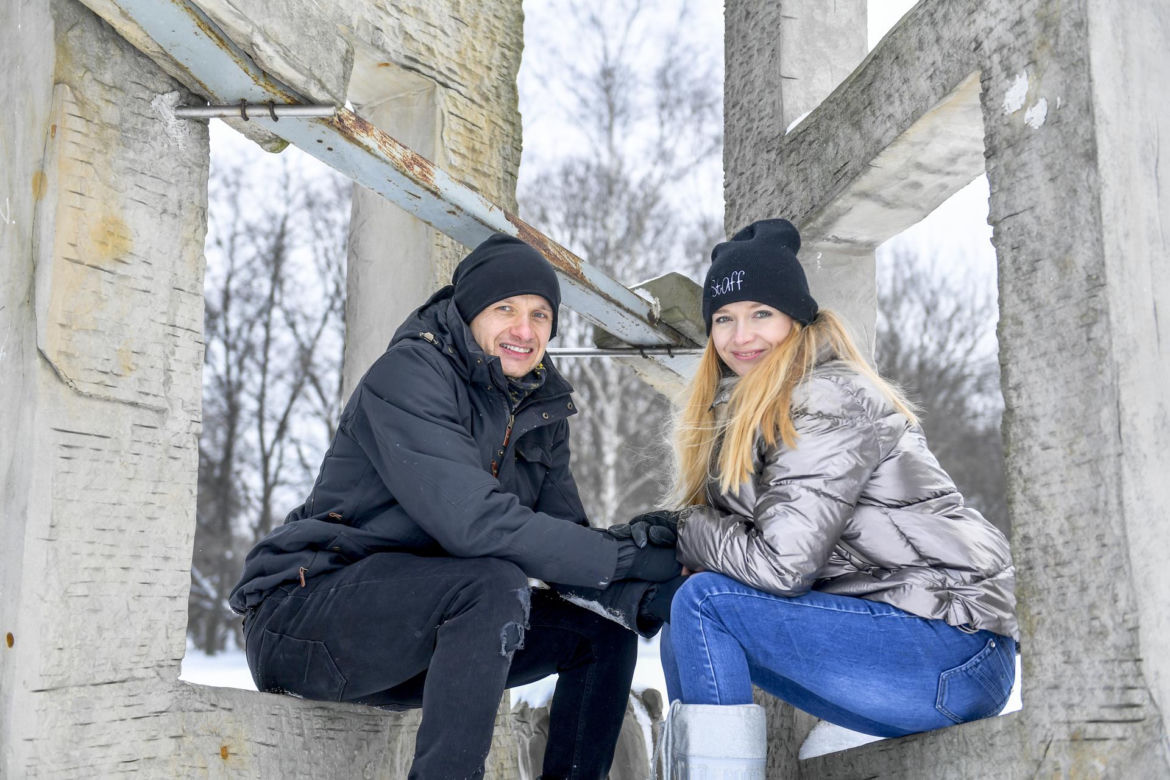 "Rolnik szuka żony" na stoku! Tak Marta Paszkin i Paweł Bodzianny urwali się i szaleją. Ale dzieciaki też mają frajdę