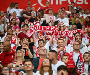 Kibice na meczu Polska-Nigeria