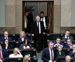 Jarosław Kaczyński w sejmie