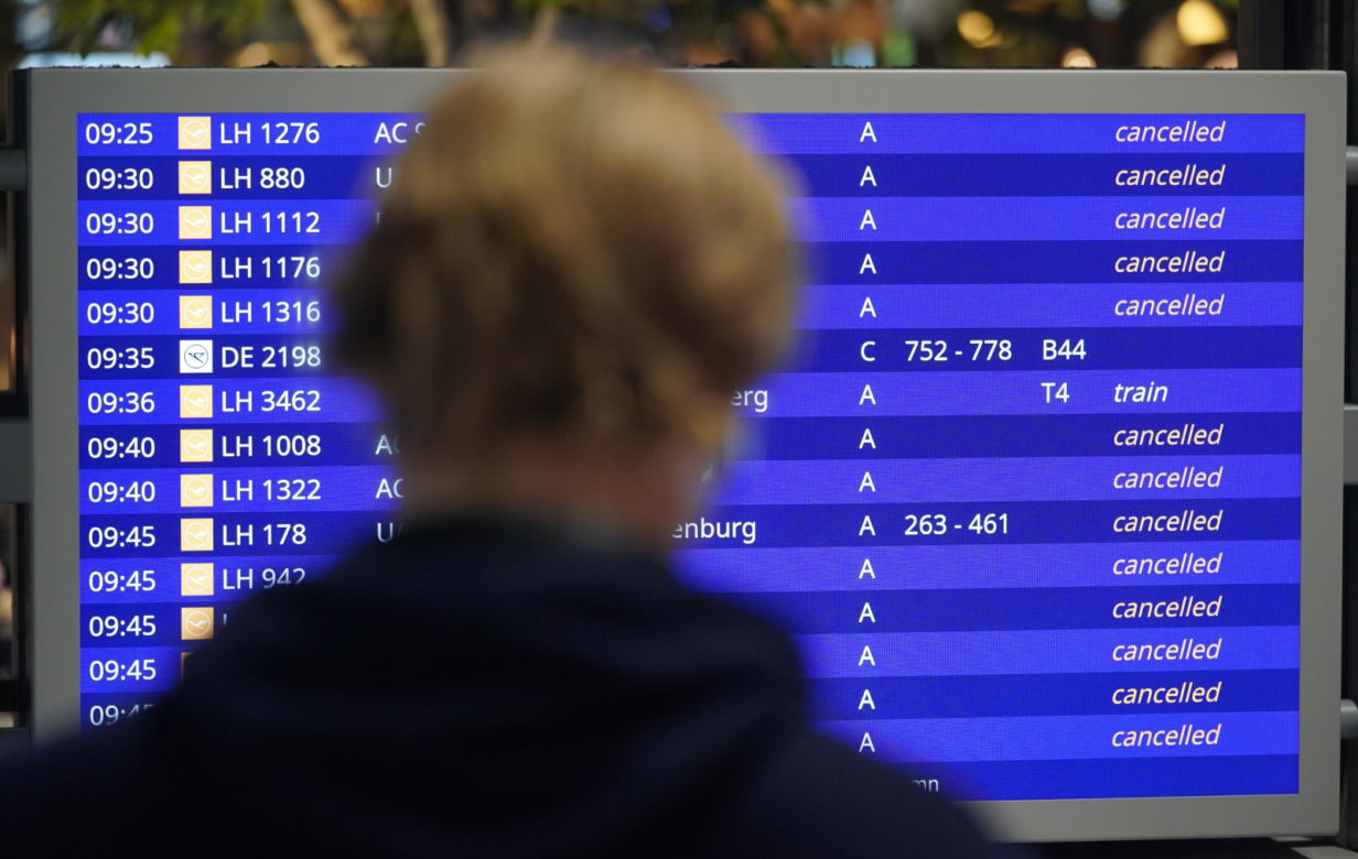 Wielki protest pilotów Lufthansy 2.09.2022. Kilkaset lotów odwołanych