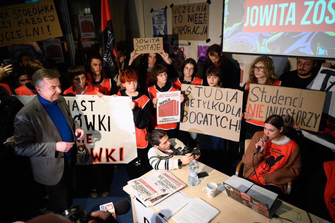 Minister nauki Dariusz Wieczorek w Poznaniu. DS "Jowita" zostaje! Znajdą się pieniądze na remont akademika