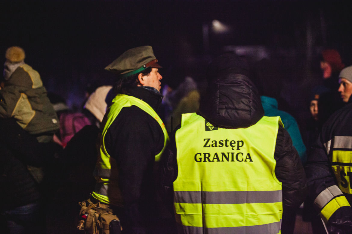 Harcerze z Siedlec aktywnie włączają się w pomoc uchodźcom w ramach kontyngentu humanitarnego ZHP "Zastęp Granica"