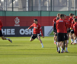 Trening reprezentacji na stadionie Legii